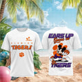 Clemson Tigers Merch Mouse Basketball Ears Up Game On Fo Tigers T-Shirt Basketball Fan Gift Ideas - Merchluma