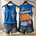 Domino's Pizza Since 1960 Tank Top Domino's Pizza Merch Summer Gifts - Merchluma
