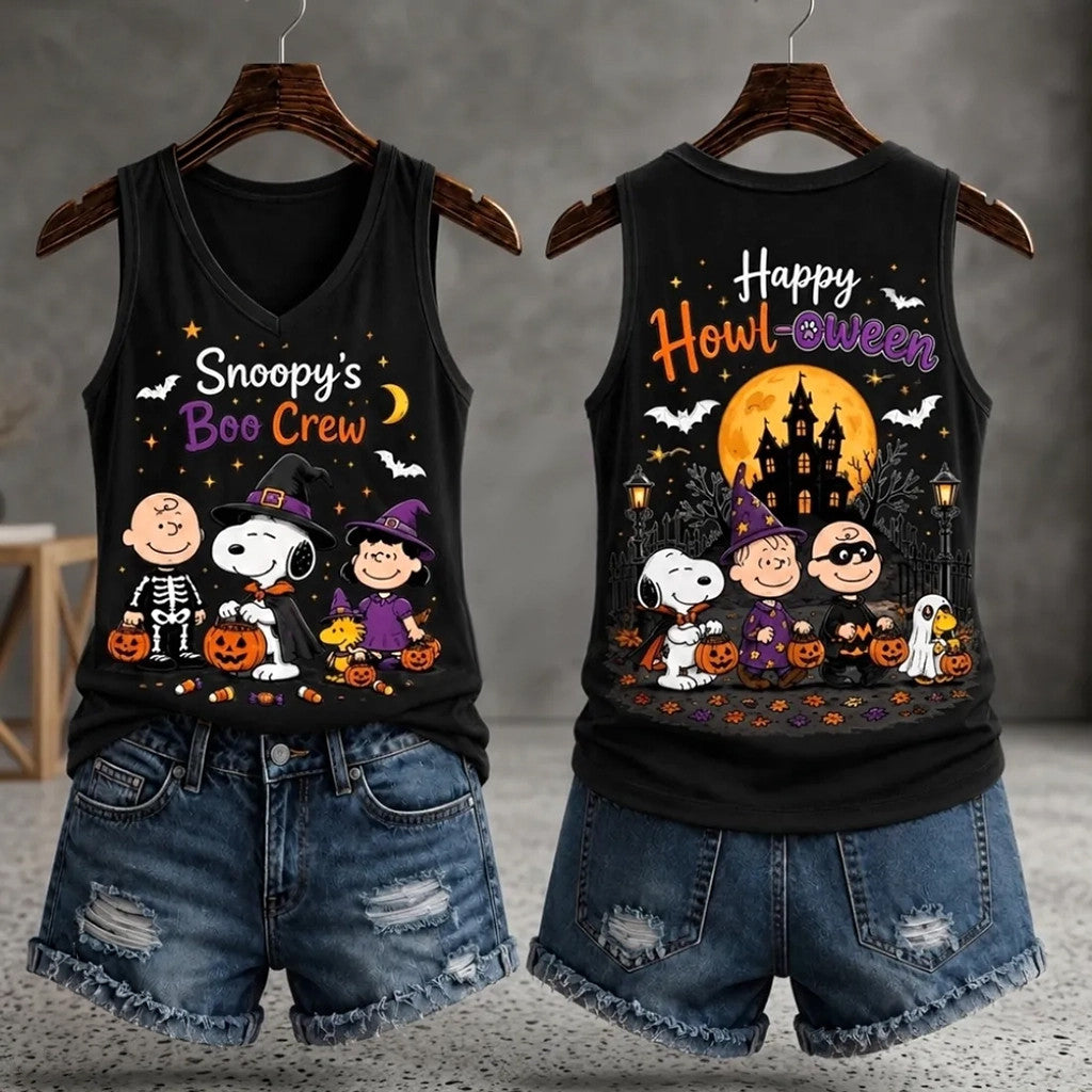 Snoopy Boo Crew Merch Halloween 2026 Tank Top Funny Gifts For Fans - Merchluma