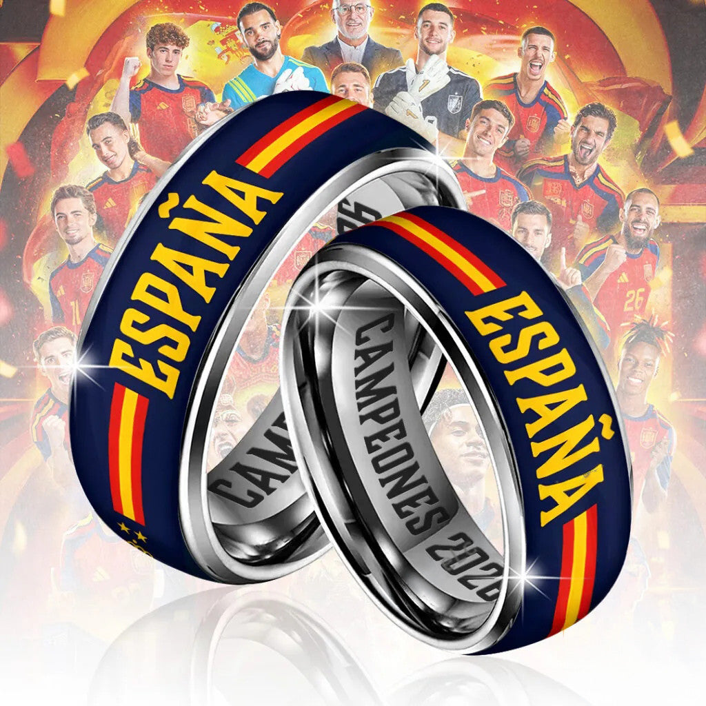 Spain National Football Team Campeones 2026 Ring Spain Merch Present Ideas - Merchluma