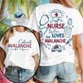 Colorado Avalanche Merch Just A Nurse Who The Loves Avalanche T-Shirt Gift Ideas For Fans - Merchluma
