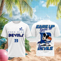 Duke Blue Devils Merch Mouse Basketball Ears Up Game On Fo Devils T-Shirt Gifts For BFF - Merchluma