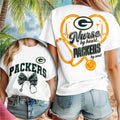 Green Bay Packers Merch Nurse By Heart Packers By Soul T-Shirt Gifts For Football Fan - Merchluma