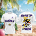 LSU Tigers Merch Mouse Basketball Ears Up Game On Fo Tigers T-Shirt Gifts For Basketball Fan - Merchluma