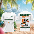 Miami Hurricanes Mouse Basketball Ears Up Game On Shirt Miami Hurricanes Merch Gifts For Him - Merchluma