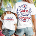Montreal Canadiens Nurse Medical Stethoscope Just A Nurse Shirt Montreal Canadiens Merch - Merchluma