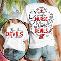 New Jersey Devils Nurse Medical Stethoscope Hockey T-Shirt New Jersey Devils Merch Unique Gift - Merchluma