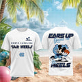 North Carolina Tar Heels Merch Mouse Basketball Ears Up Game On T-Shirt Best Gifts - Merchluma