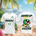 Oregon Ducks M Mouse Basketball Ears Up Sports T-Shirt Oregon Ducks Merch Present Ideas - Merchluma