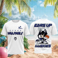 Uconn Huskies M Mouse Basketball Ears Up Fan T-Shirt Uconn Huskies Merch Gifts For Fans - Merchluma
