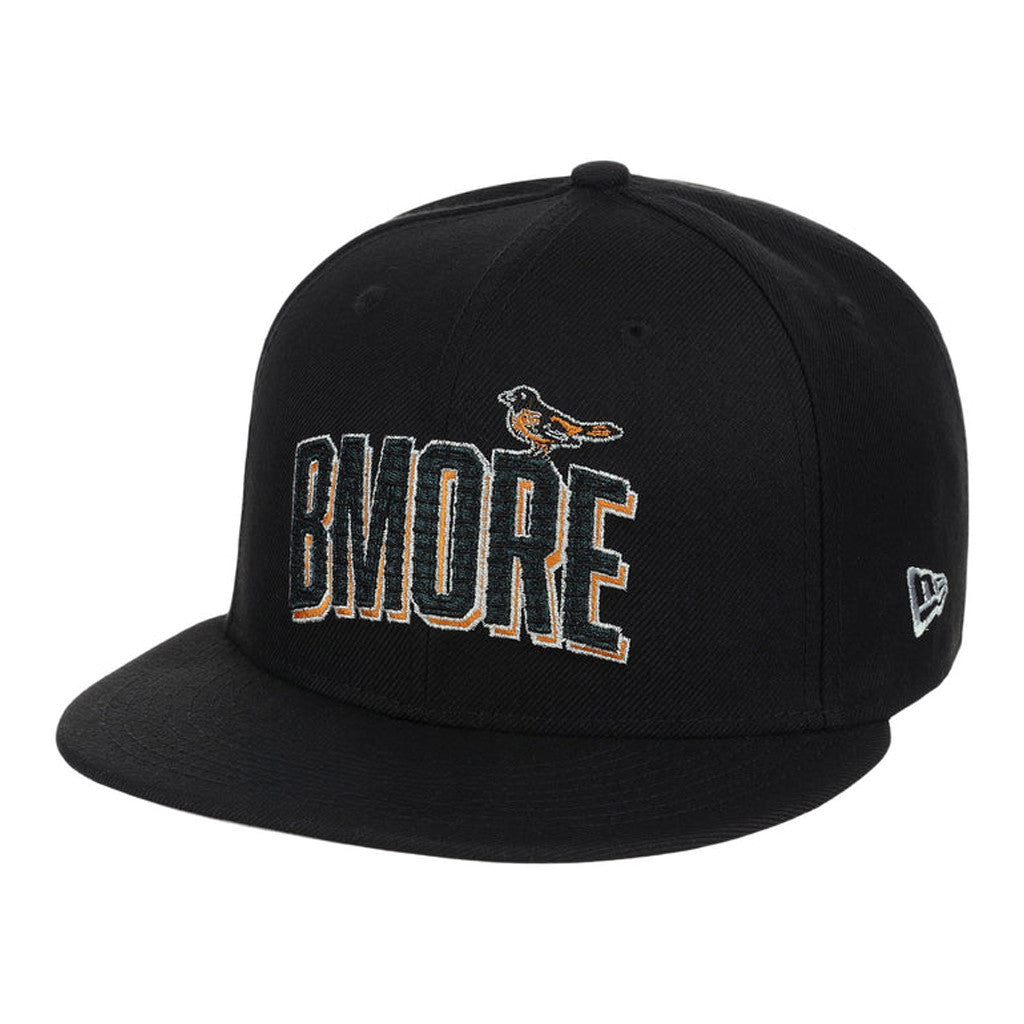 Lids Hat Drop City Connect Merch Baltimore Orioles City Connect Snapback Hat Embroidered - Merchluma