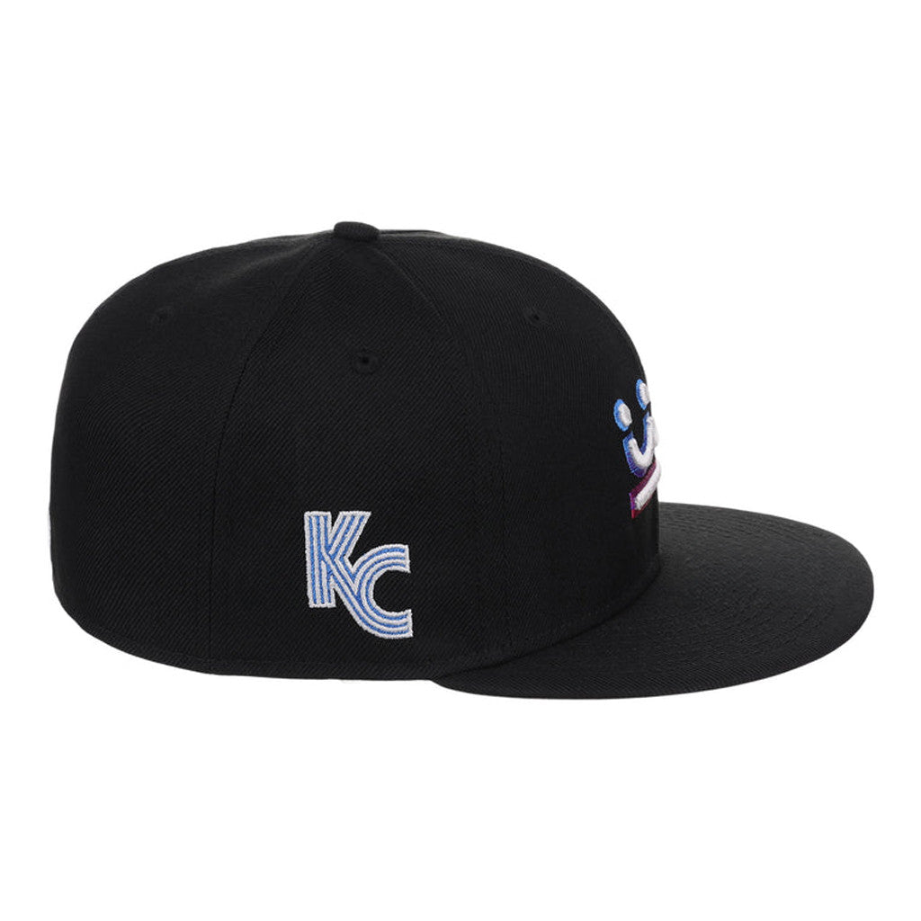 Lids Hat Drop City Connect Merch Kansas City Royals City Connect Snapback Hat Embroidered Black - Merchluma