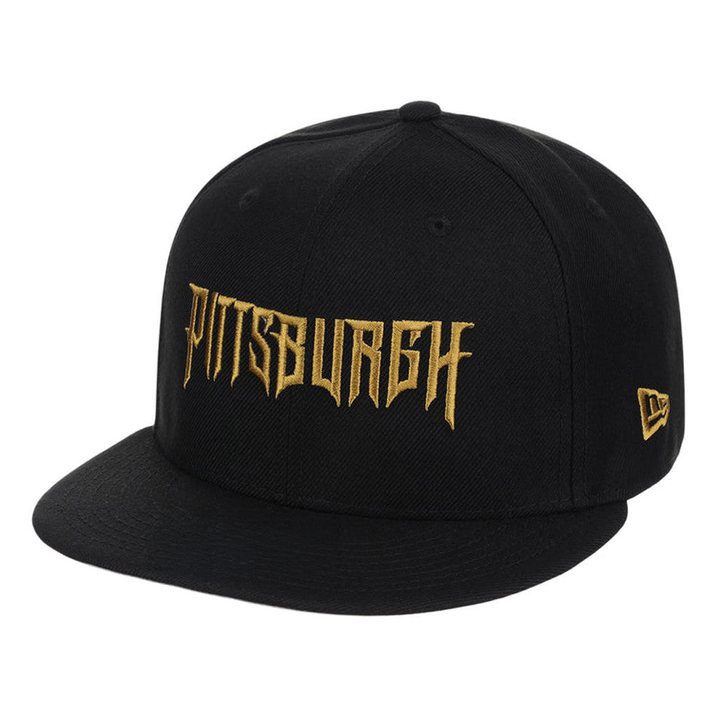 Lids Hat Drop City Connect Merch Pittsburgh Pirates City Connect Snapback Hat Black Embroidered - Merchluma