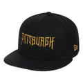 Lids Hat Drop City Connect Merch Pittsburgh Pirates City Connect Snapback Hat Black Embroidered - Merchluma