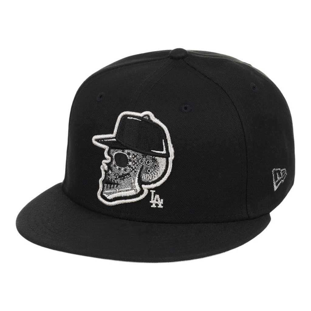 Lids Hat Drop Friday Flux Merch Los Angeles Dodgers Friday Flux Snapback Hat Black Embroidered - Merchluma
