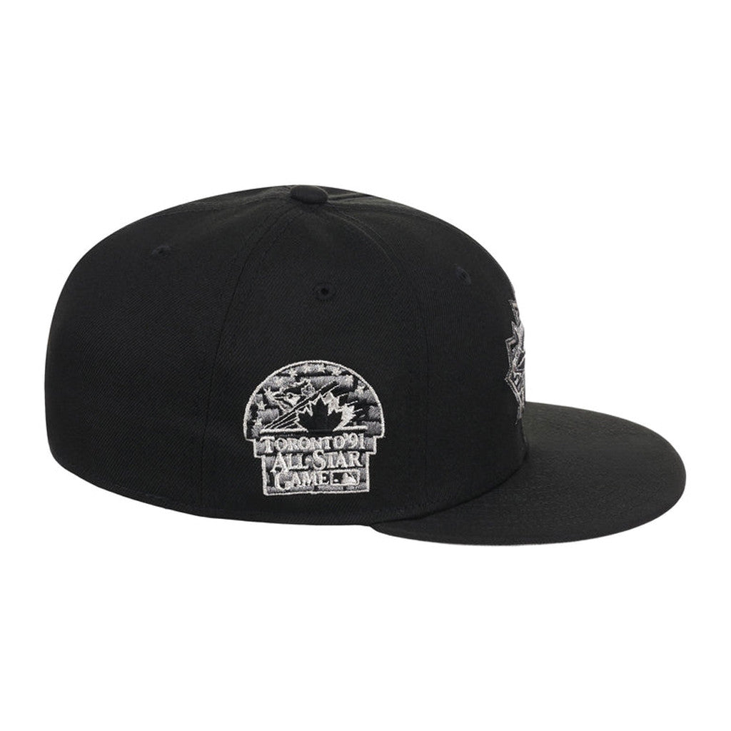 Lids Hat Drop Friday Flux Merch Toronto Blue Jays Friday Flux Snapback Hat Black Embroidered - Merchluma