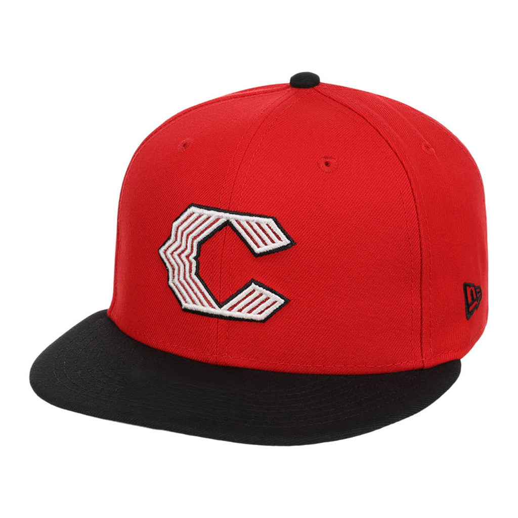 Lids Hat Drop City Connect Merch Cincinnati Reds City Connect Snapback Hat Embroidered Red Black - Merchluma