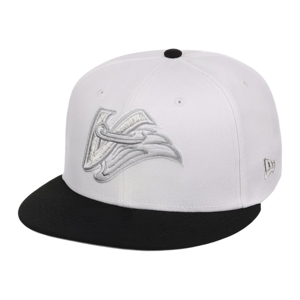 Lids Hat Drop Friday Flux Merch Anaheim Angels Friday Flux Snapback Hat Embroidered White Black - Merchluma