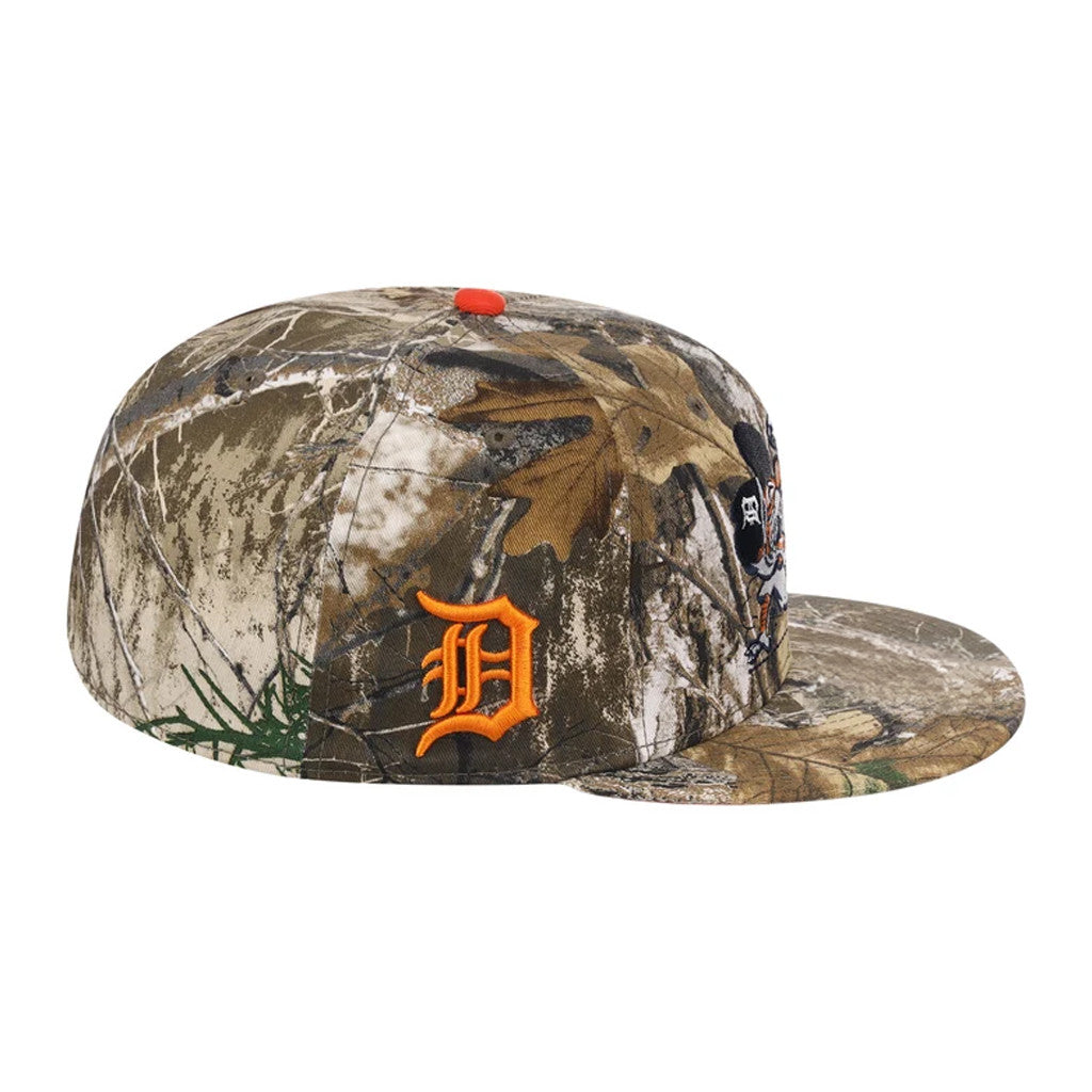 Lids Hat Drop Friday Flux Merch Detroit Tigers Friday Flux Camo Snapback Hat Embroidered - Merchluma