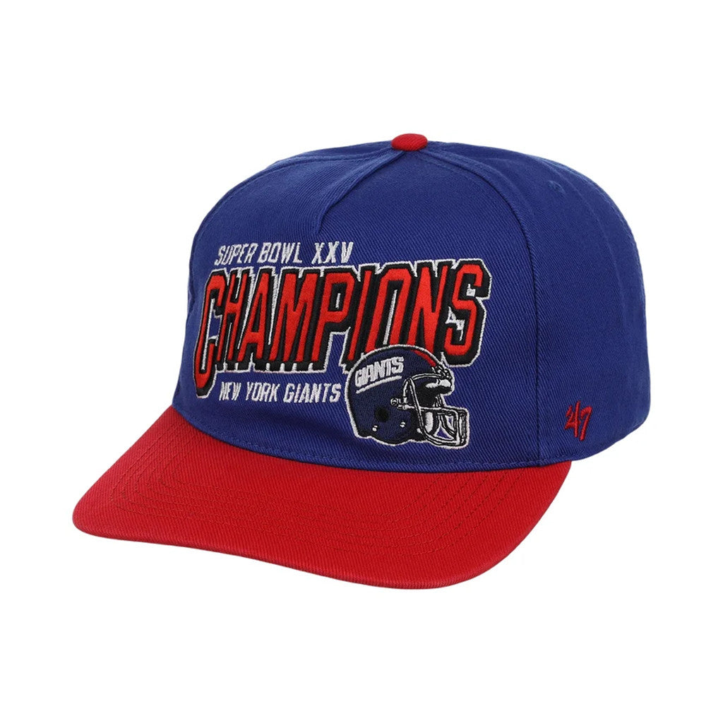 Lids Hat Drop Fanatics Fest 47 Merch New York Giants SB XSB XV Champs Embroidered Giants Merch - Merchluma