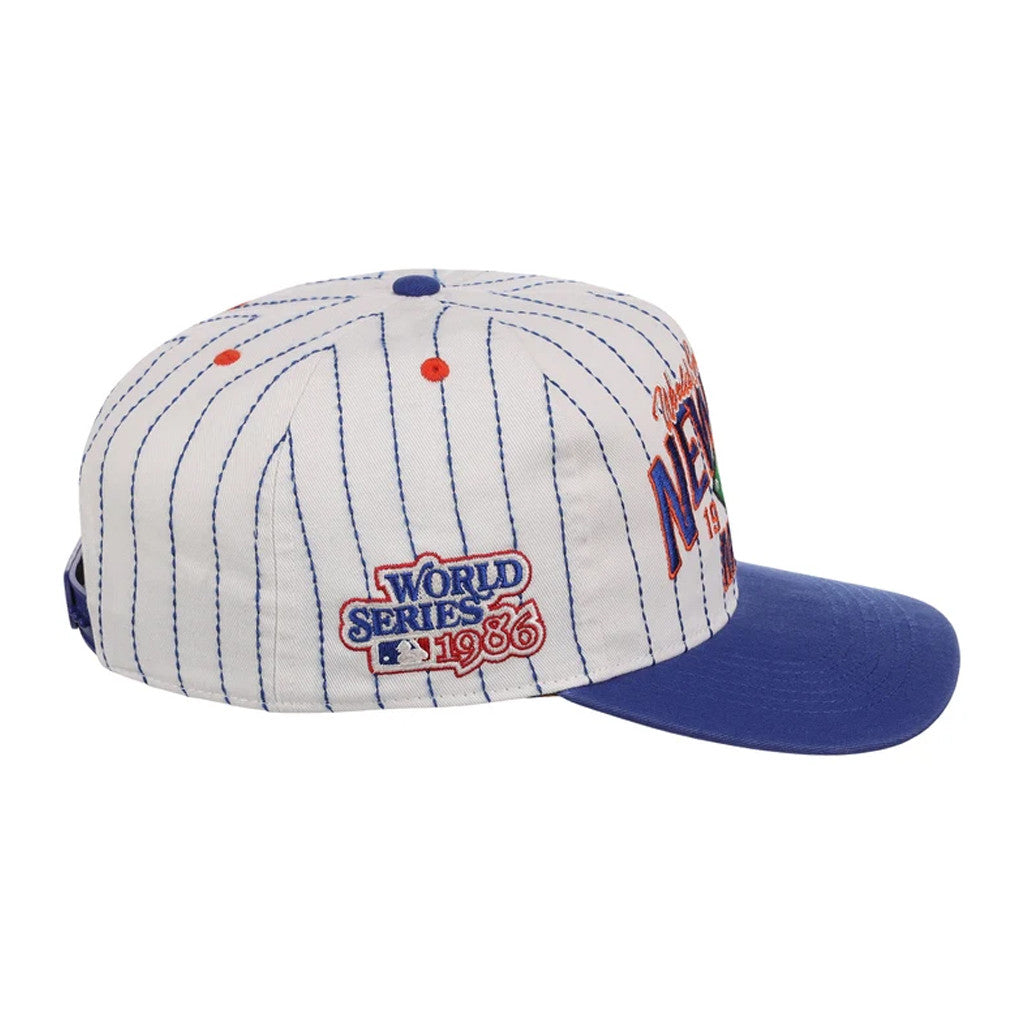 Lids Hat Drop Fanatics Fest 47 Merch New York Mets Mets 86 Champs Pinstripe Hat Embroidered - Merchluma