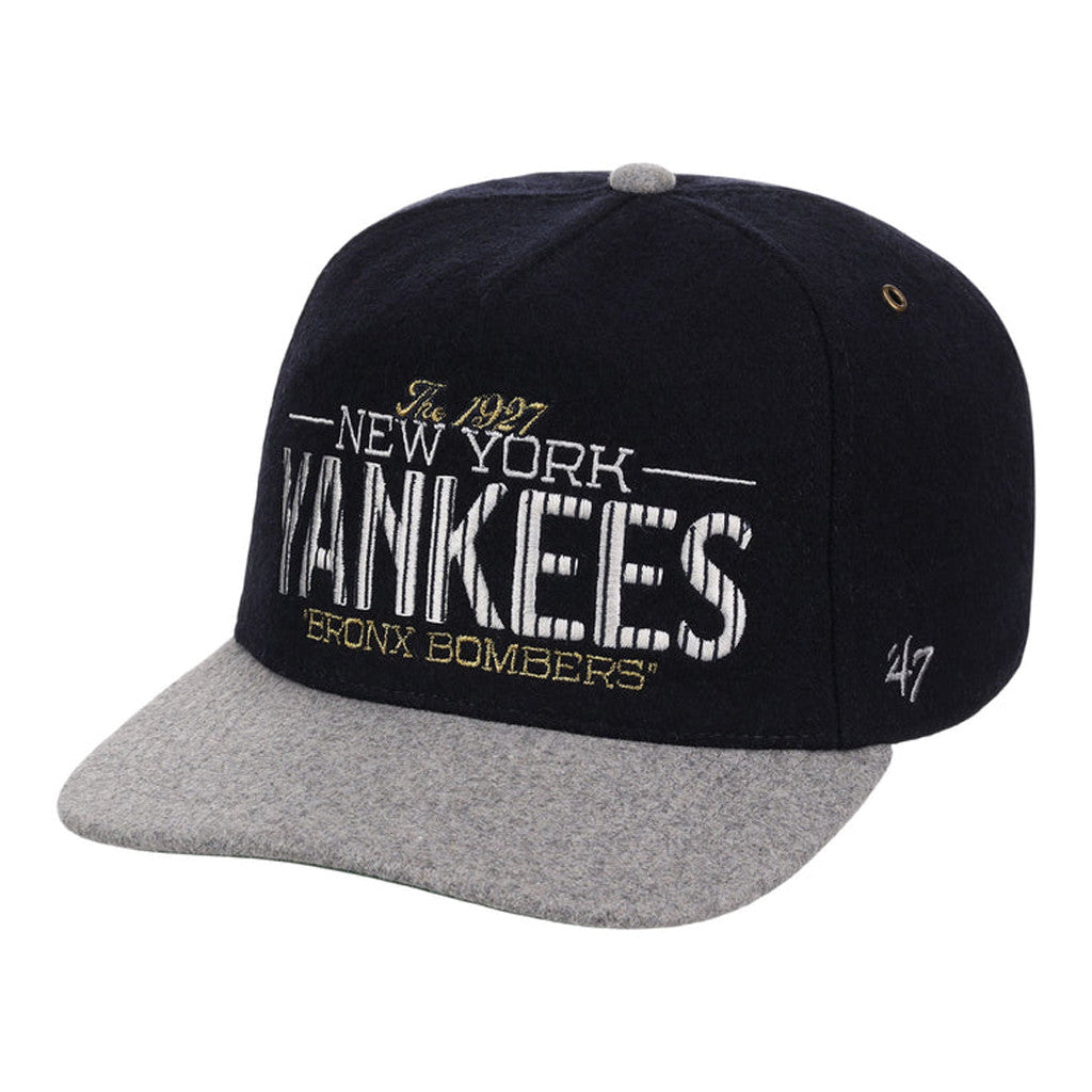 Lids Hat Drop Fanatics Fest 47 Merch New York Yankees Bronx Bombers Hat Embroidered Yankees Cap - Merchluma