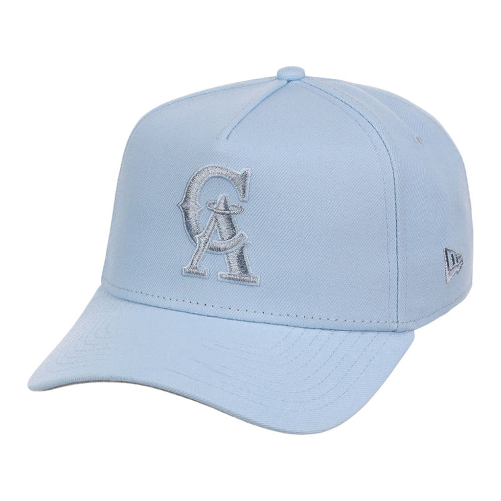Lids Hat Drop Summer A-Frame Merch Anaheim Angels Glacial Blue Hat Embroidered Fans Gifts - Merchluma