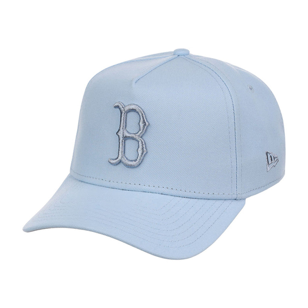 Lids Hat Drop Summer A-Frame Merch Boston Red Sox Glacial Blue Hat Embroidered Red Sox Merch - Merchluma