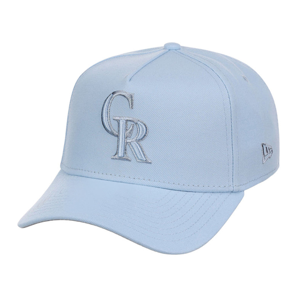 Lids Hat Drop Summer A-Frame Merch Colorado Rockies Glacial Blue Hat Embroidered Rockies Merch - Merchluma