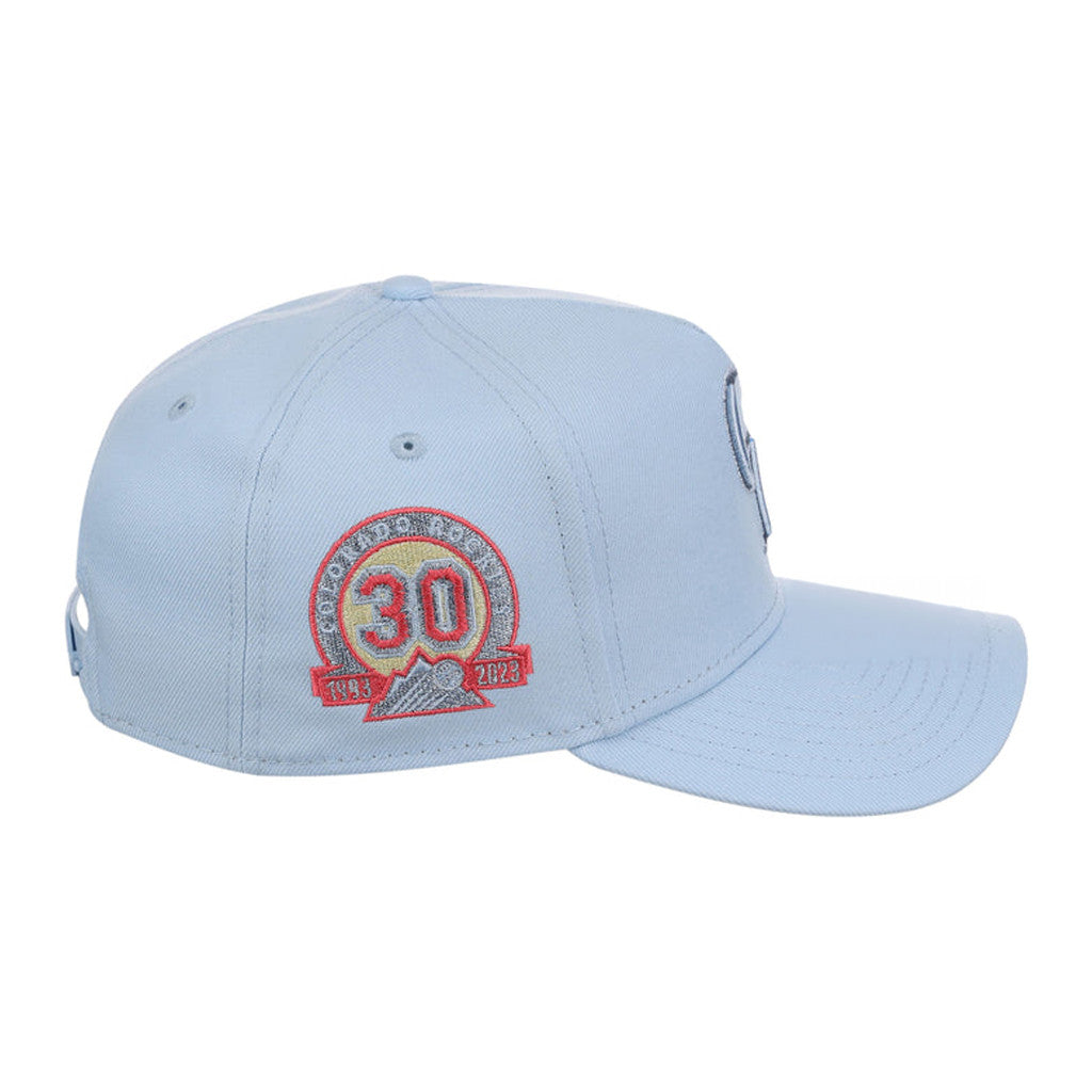 Lids Hat Drop Summer A-Frame Merch Colorado Rockies Glacial Blue Hat Embroidered Rockies Merch - Merchluma