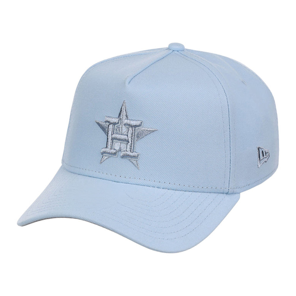 Lids Hat Drop Summer A-Frame Merch Houston Astros Glacial Blue Hat Embroidered Gift For Fans - Merchluma