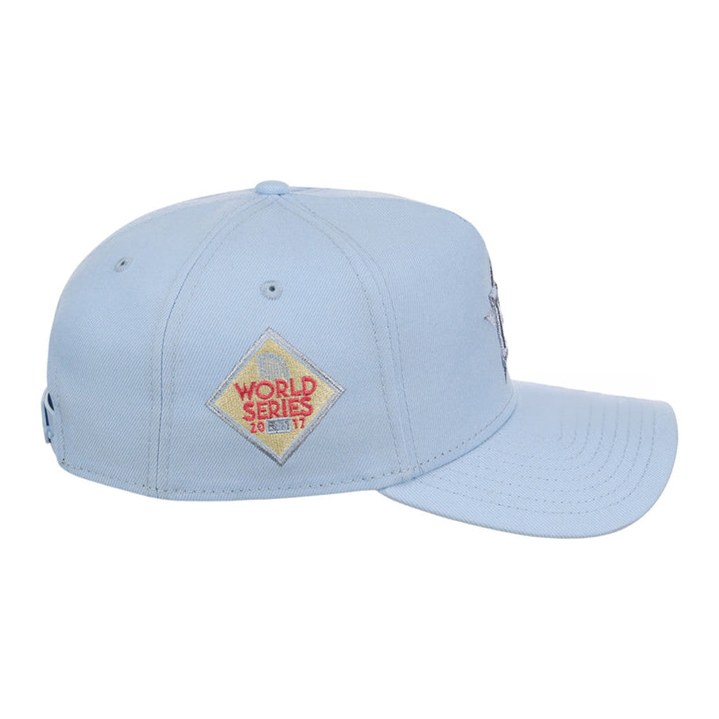 Lids Hat Drop Summer A-Frame Merch Houston Astros Glacial Blue Hat Embroidered Gift For Fans - Merchluma