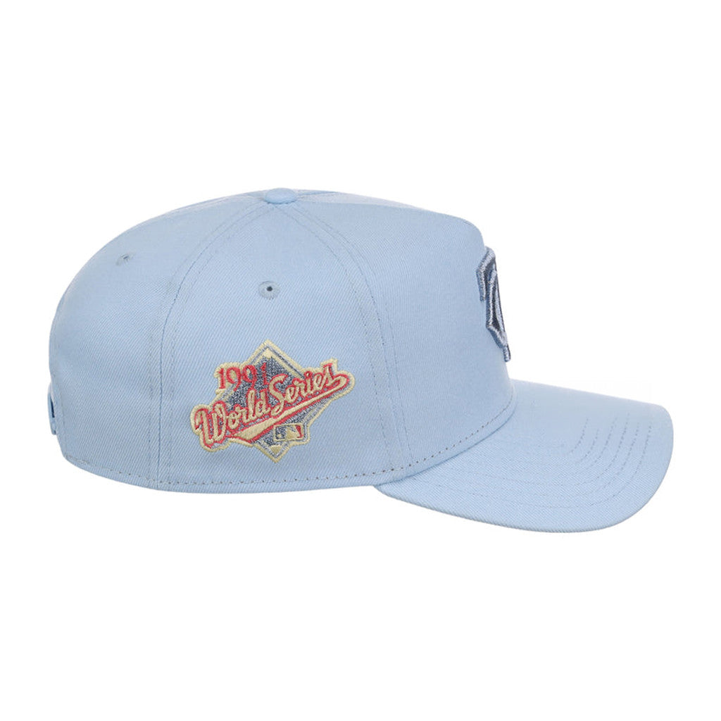 Lids Hat Drop Summer A-Frame Merch Minnesota Twins Glacial Blue Hat Embroidered Gifts For Fans - Merchluma