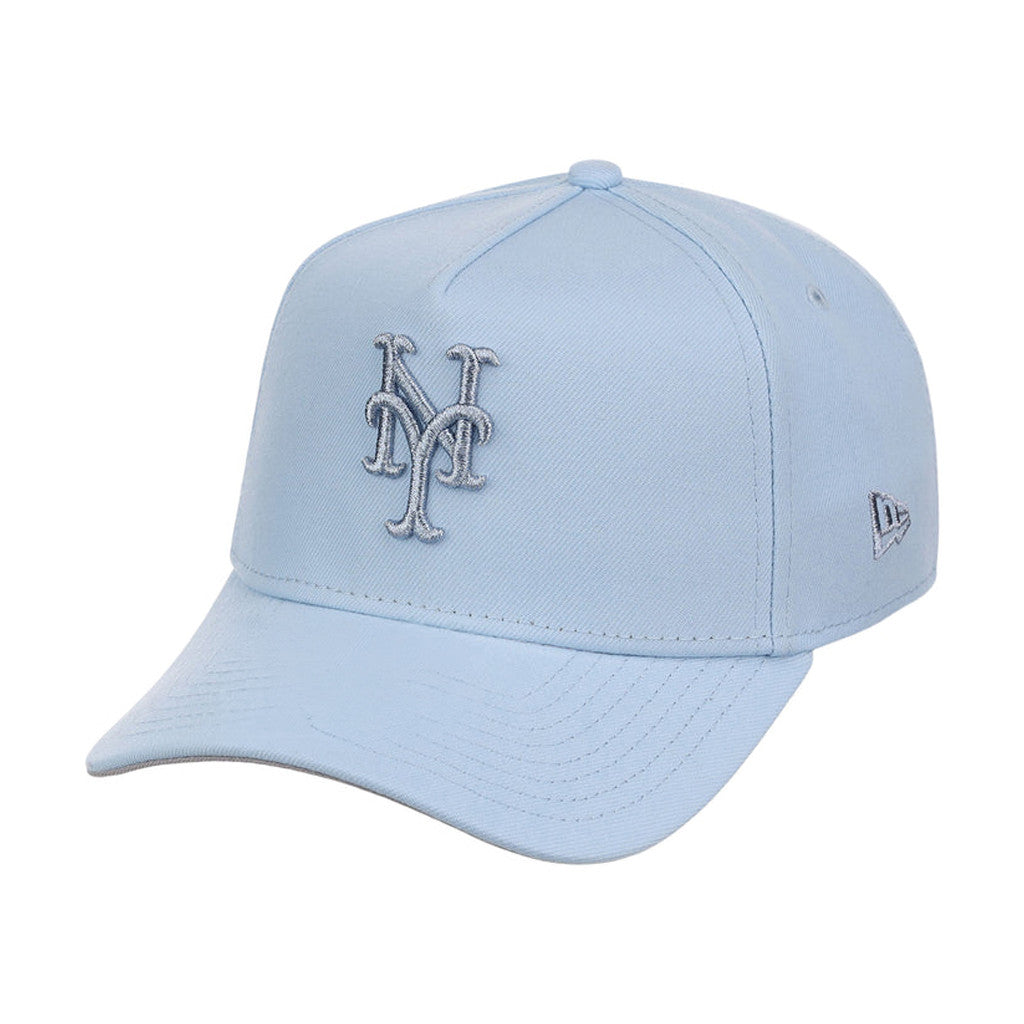 Lids Hat Drop Summer A-Frame Merch New York Mets Glacial Blue Hat Embroidered Mets Merch Gifts - Merchluma