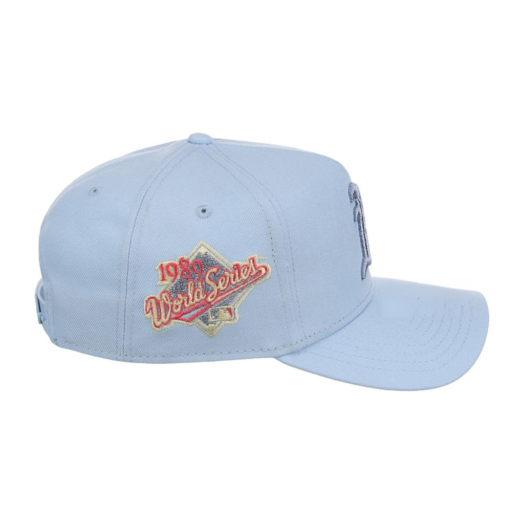 Lids Hat Drop Summer A-Frame Merch Oakland Athletics Glacial Blue Hat Embroidered Athletics Cap - Merchluma