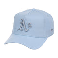 Lids Hat Drop Summer A-Frame Merch Oakland Athletics Glacial Blue Hat Embroidered Athletics Cap - Merchluma