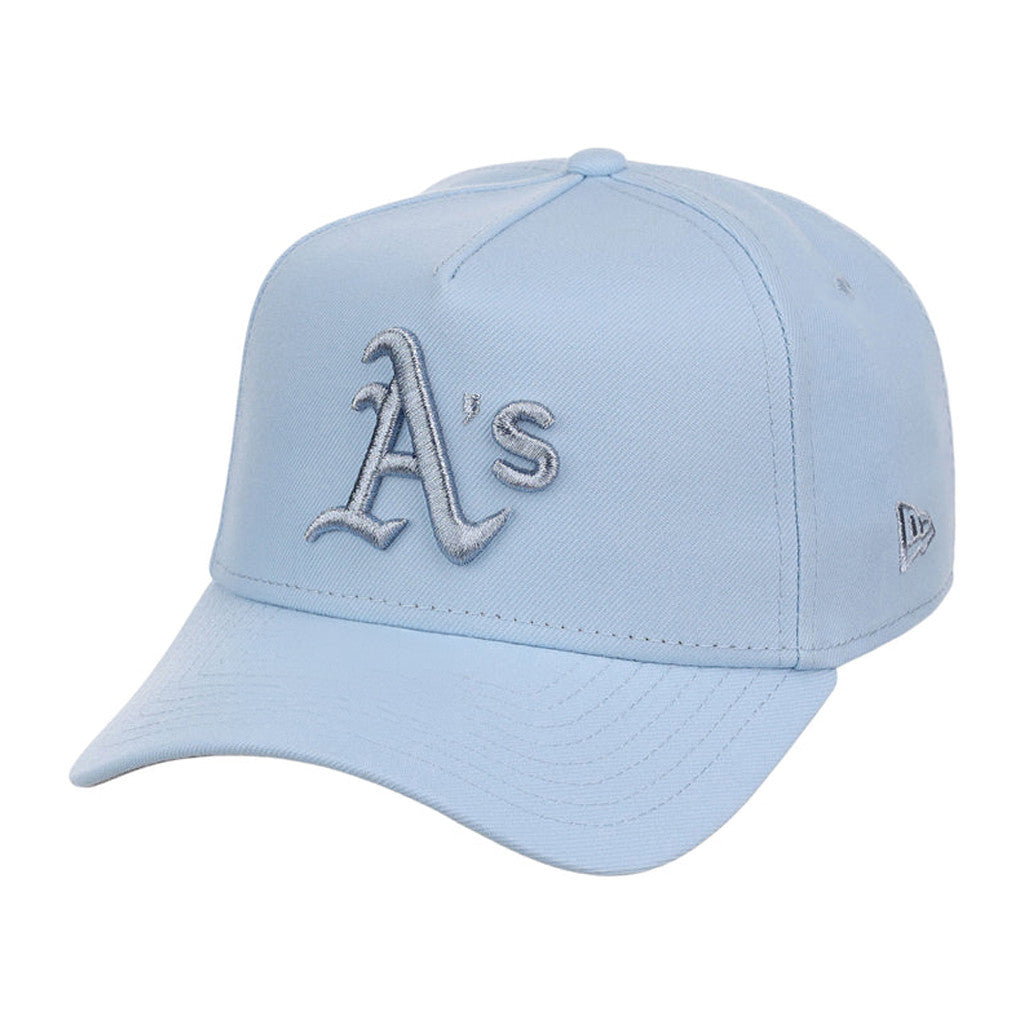 Lids Hat Drop Summer A-Frame Merch Oakland Athletics Glacial Blue Hat Embroidered Athletics Cap - Merchluma