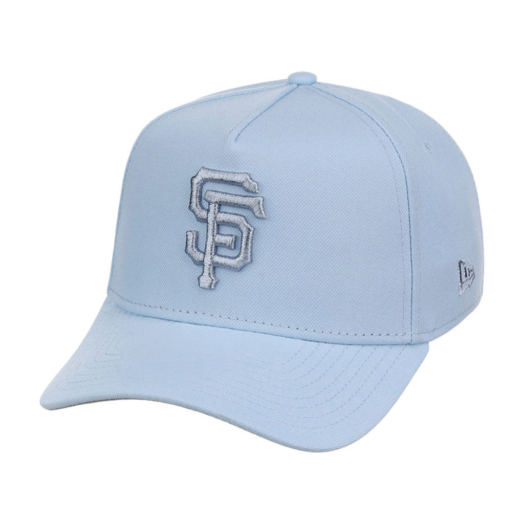 Lids Hat Drop Summer A-Frame Merch San Francisco Giants Glacial Blue Hat Embroidered Giants Merch - Merchluma