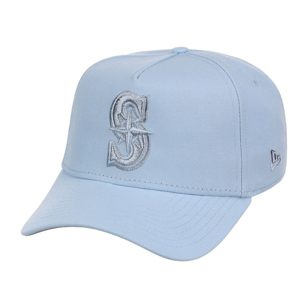 Lids Hat Drop Summer A-Frame Merch Seattle Mariners Glacial Blue Hat Embroidered Mariners Merch - Merchluma