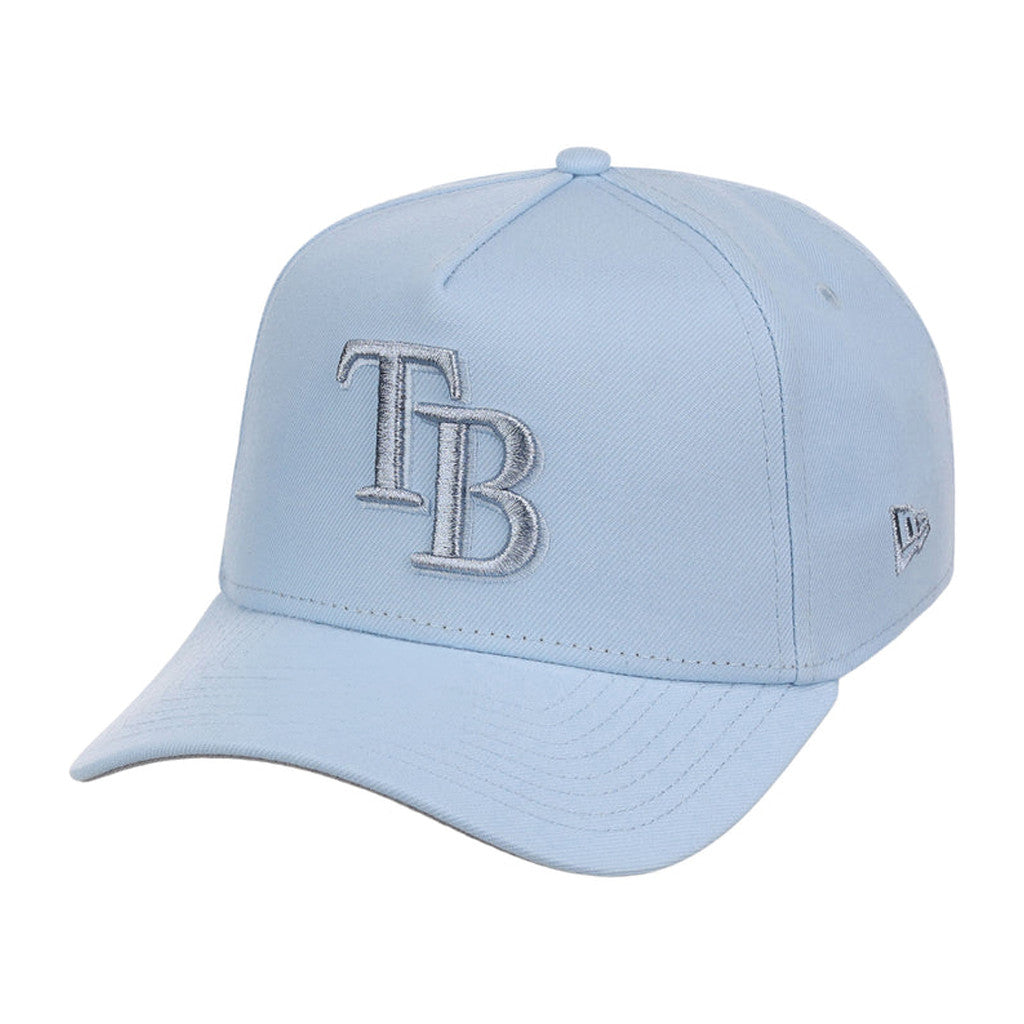 Lids Hat Drop Summer A-Frame Merch Tampa Bay Rays Glacial Blue Hat Embroidered TB Rays Merch - Merchluma