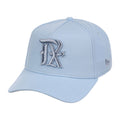 Lids Hat Drop Summer A-Frame Merch Texas Rangers Glacial Blue Hat Embroidered Rangers Merch - Merchluma