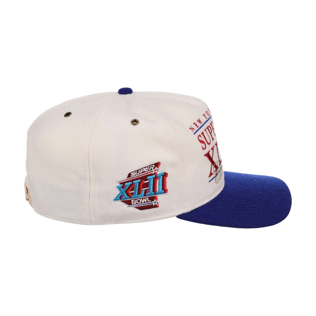 Lids Hat Drop Fanatics Fest 47 Merch New York Giants SB XLII Champs Hat Embroidered Fan Gifts - Merchluma