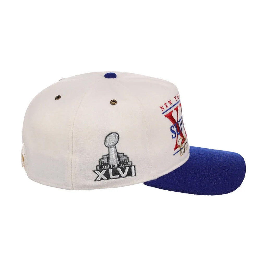 Lids Hat Drop Fanatics Fest 47 Merch New York Giants SB XLVI Champs Hat Embroidered Son Gifts - Merchluma