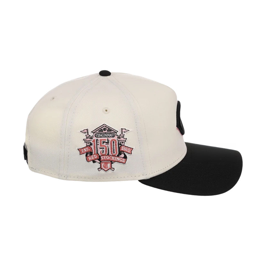 Lids Hat Drop Summer A-Frame Merch Cincinnati Reds Chrome Blinky Hat Embroidered Reds Merch - Merchluma