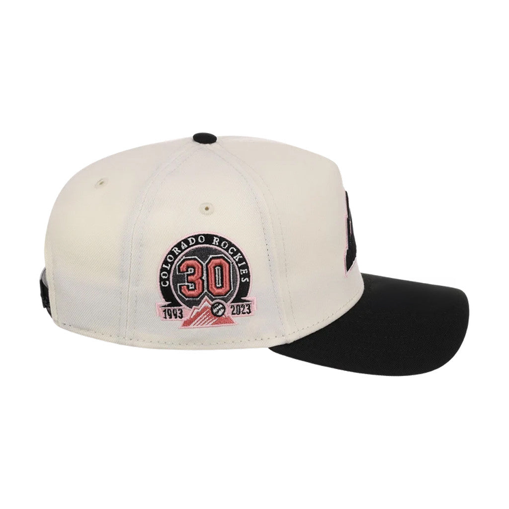 Lids Hat Drop Summer A-Frame Merch Colorado Rockies Chrome Blinky Hat Embroidered Friend Gifts - Merchluma
