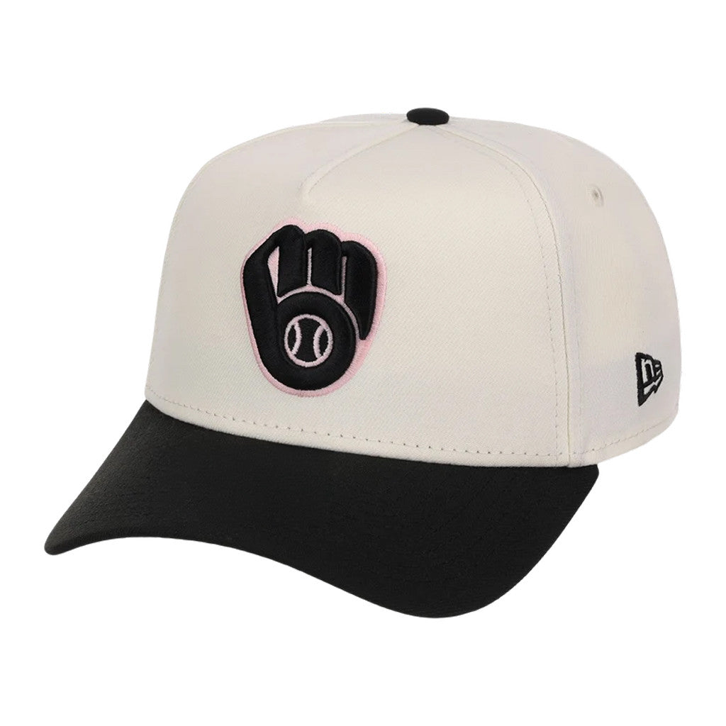Lids Hat Drop Summer A-Frame Merch Milwaukee Brewers Chrome Blinky Hat Embroidered Fans Gift - Merchluma
