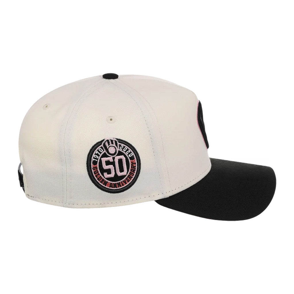 Lids Hat Drop Summer A-Frame Merch Milwaukee Brewers Chrome Blinky Hat Embroidered Fans Gift - Merchluma