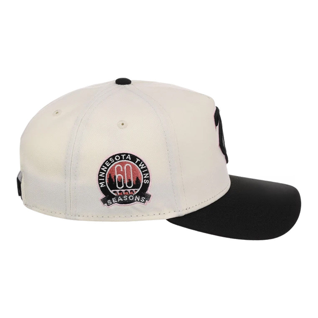 Lids Hat Drop Summer A-Frame Merch Minnesota Twins Chrome Blinky Hat Embroidered Twins Merch - Merchluma