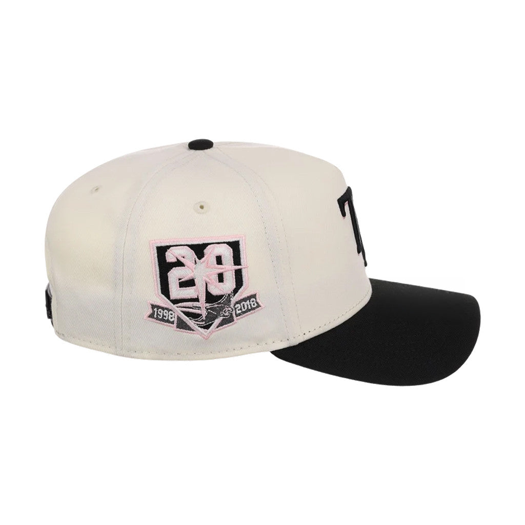 Lids Hat Drop Summer A-Frame Merch Tampa Bay Rays Chrome Blinky Hat Embroidered TB Rays Merch - Merchluma
