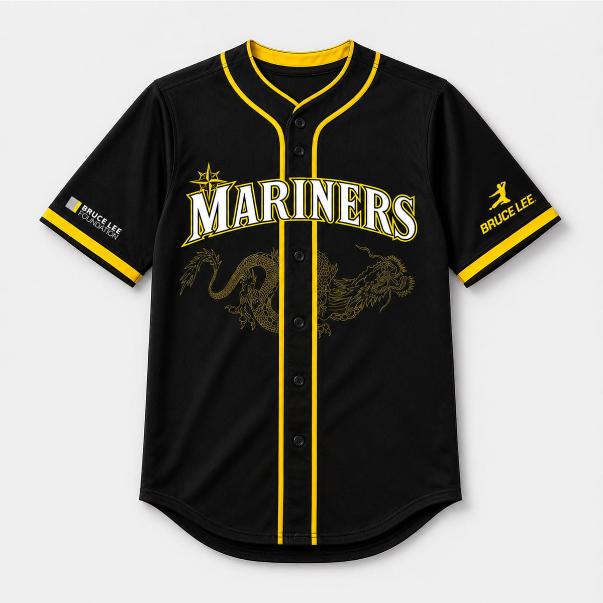 2026 Mariners Bruce Lee Night Jersey Seattle Mariners Merch Unique Gifts For Baseball Fans - Merchluma
